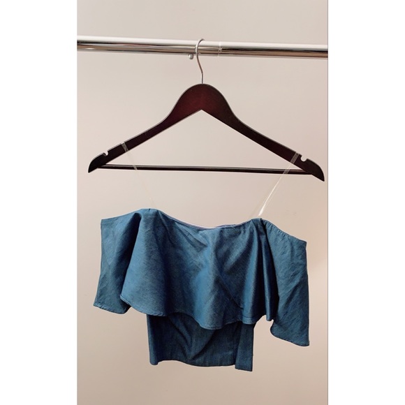 Mustard Seed Off The Shoulder Top - Picture 2 of 2